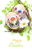 Fototapeta Storczyk - Easter eggs