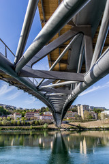 Poster - La passerelle de la paix à Lyon