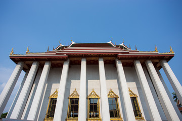 beautiful buddha temple in Bangkok Thailand