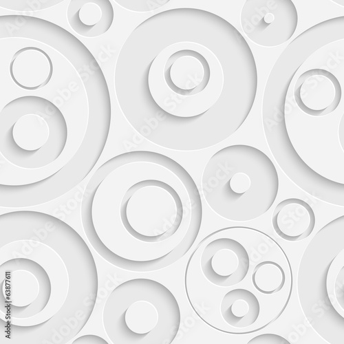 Naklejka dekoracyjna Seamless Circles Pattern