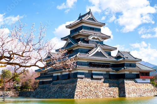 Fotoboard na płycie Zamek matsumoto, japonia