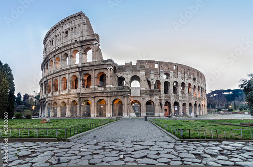Obraz na płótnie canvas trzyczęściowy "tryptyk" Colosseo