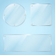 Collection of transparent glass frames