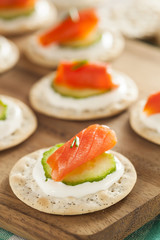 Sticker - Salmon and Cracker Hor D'oeuvres