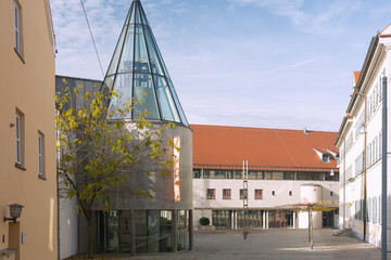 Fototapete - Allgäu, Kaufbeuren, Kunsthaus Kaufbeuren