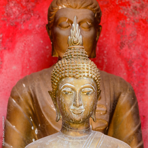 Obraz na płótnie canvas dwuczęściowy "dyptyk" Budda