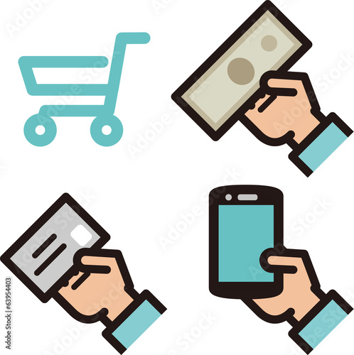 現金 クレジットカード 電子マネー支払のアイコン Stock Vector Adobe Stock 現金 クレジットカード 電子マネー支払のアイコン Stock Vector Adobe Stock
