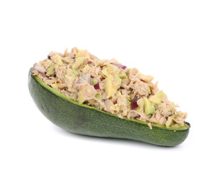 Sticker - Avocado salad with tuna.