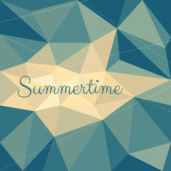 Poster - abstract summer design