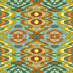 Poster - Vector Seamless Abstract Wavy Background