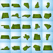 US State Maps Set II