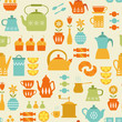 Coffee and tea pattern