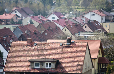 Wall Mural - Dachy domów