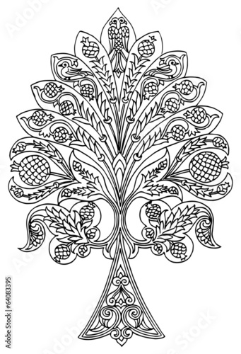 Board z aluminiowym obramowaniem Projekt wektor sztuki projektowania Paisley