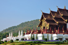 Ho Kham Luang At Royal Flora Expo, Traditional Thai Architecture