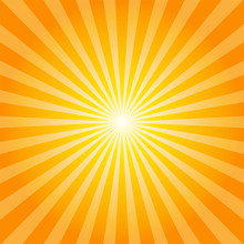 Orange Rays Texture Background