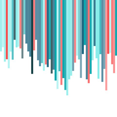 Poster - Abstract stripped colorful background