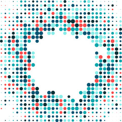 Poster - Abstract dotted background