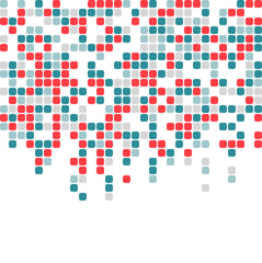 Poster - Abstract pixel mosaic background