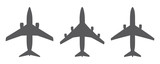Fototapeta  - Airplanes icons