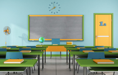 Wall Mural - Colorful classroom