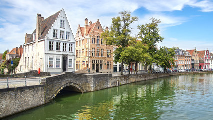 Fototapete - Historic Centre of Brugge, Belgium