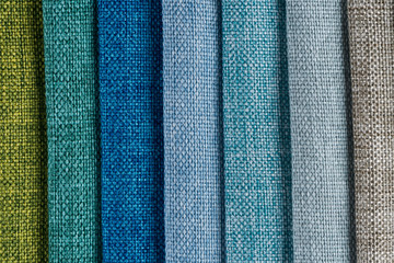 multi color fabric texture samples