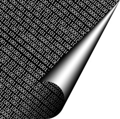 binary code stream background