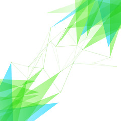 Wall Mural - abstract connection lines structure background