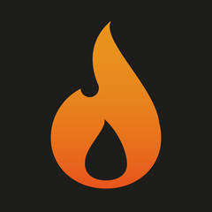 Poster - Flame icon