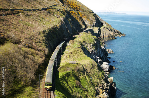 Cuadros en Lienzo Cliffwalking Between Bray and Greystones, Ireland