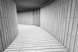 Fototapeta Perspektywa 3d - Corridor - 3D Rendering