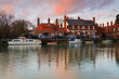 River Thames in Abingdon town near Oxford city, UK.