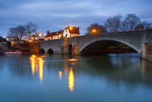 Evening Scene On The River Thames Near Oxford, UK.