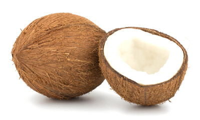 Wall Mural - Coconuts isolated on white background