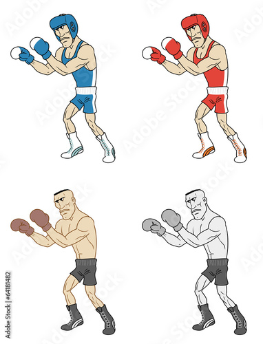 cartoon boxers
