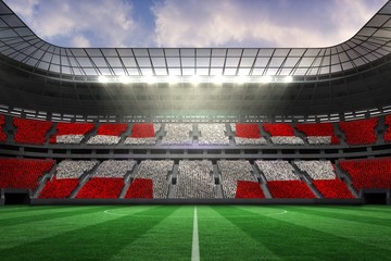 Aufkleber - Composite image of digitally generated swiss national flag