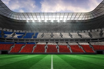 Poster - Composite image of digitally generated chile national flag