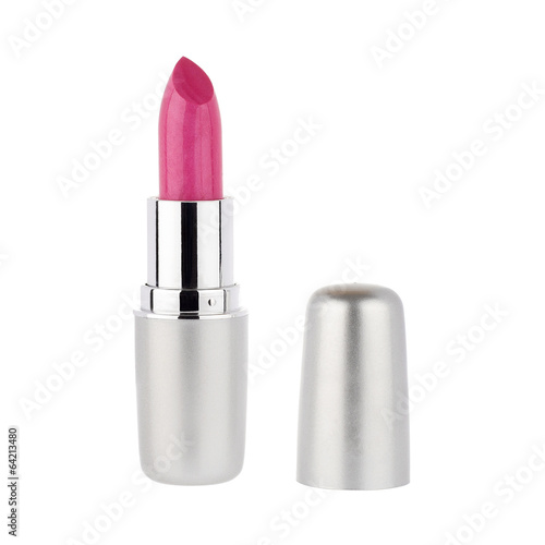 Fotografie, Obraz Red lipstick isolated on white background