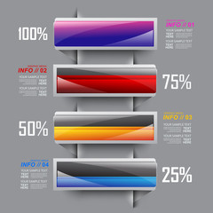 Poster - Modern design for business infographic