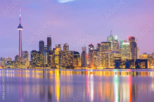 Plakat na papierze fotorealistycznym Panoramę Toronto