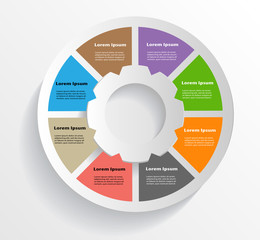 Wall Mural - Enterprise Application Integration Infographics