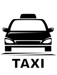 Wall Mural - taxi sign