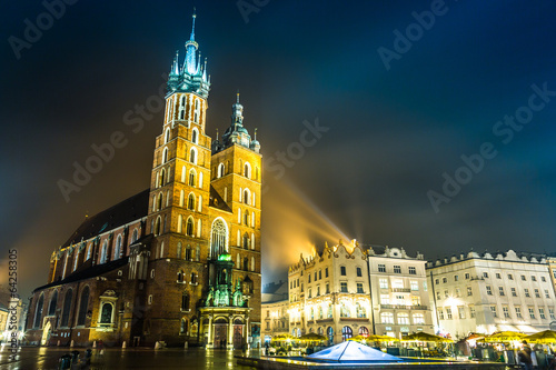 Naklejka samoprzylepna Polska, kraków. 