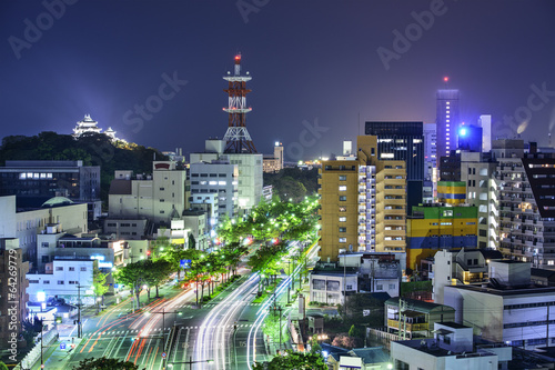 Fotoboard na płycie Miasto wakayama, Japonia