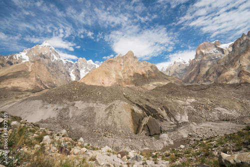 Fotoboard na płycie Krajobraz pasma górskiego karakoram, północny pakistan