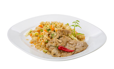 Fried rice with pork