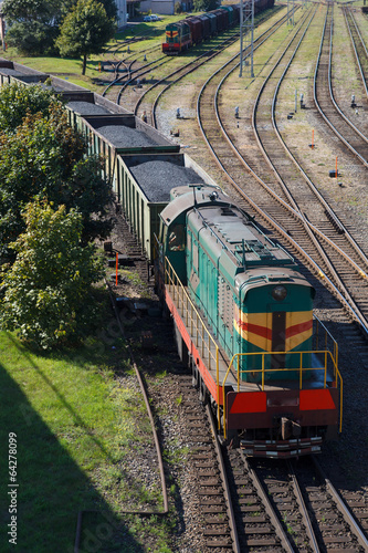 Board z aluminiowym obramowaniem Transport węgla