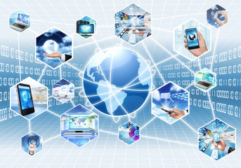 Wall Mural - Internet and Multimedia