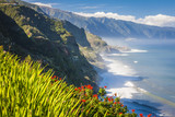Fototapeta Miasto - northern coast near Boaventura, Madeira island, Portugal